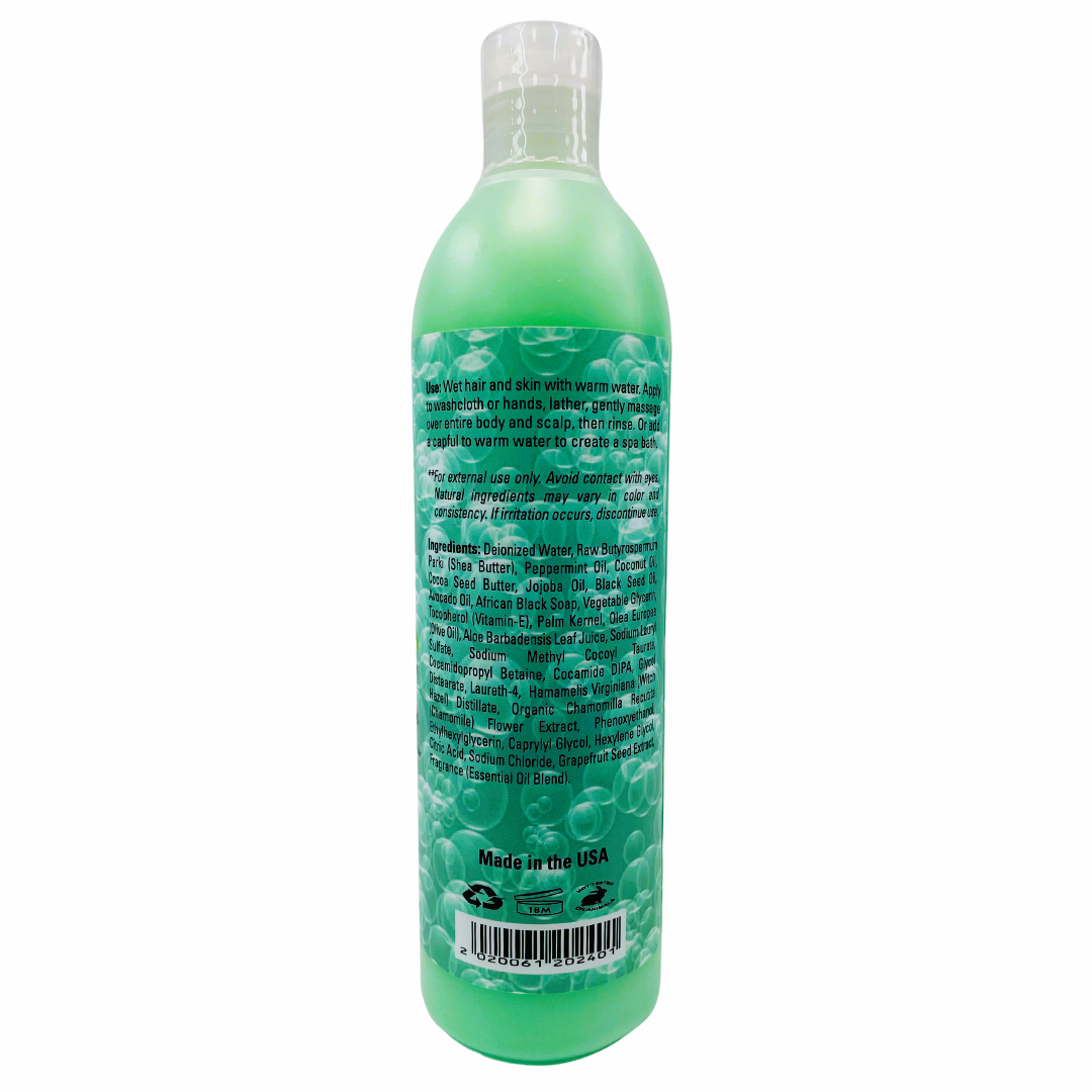 Peppermint BODY WASH Mine Botanicals