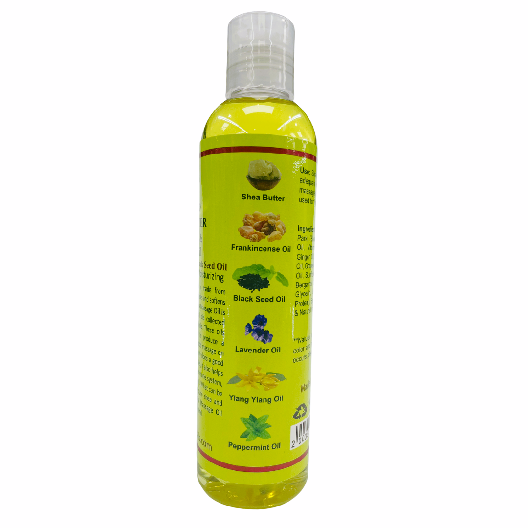Organic SHEA BUTTER Bath, Body & Massage Oil