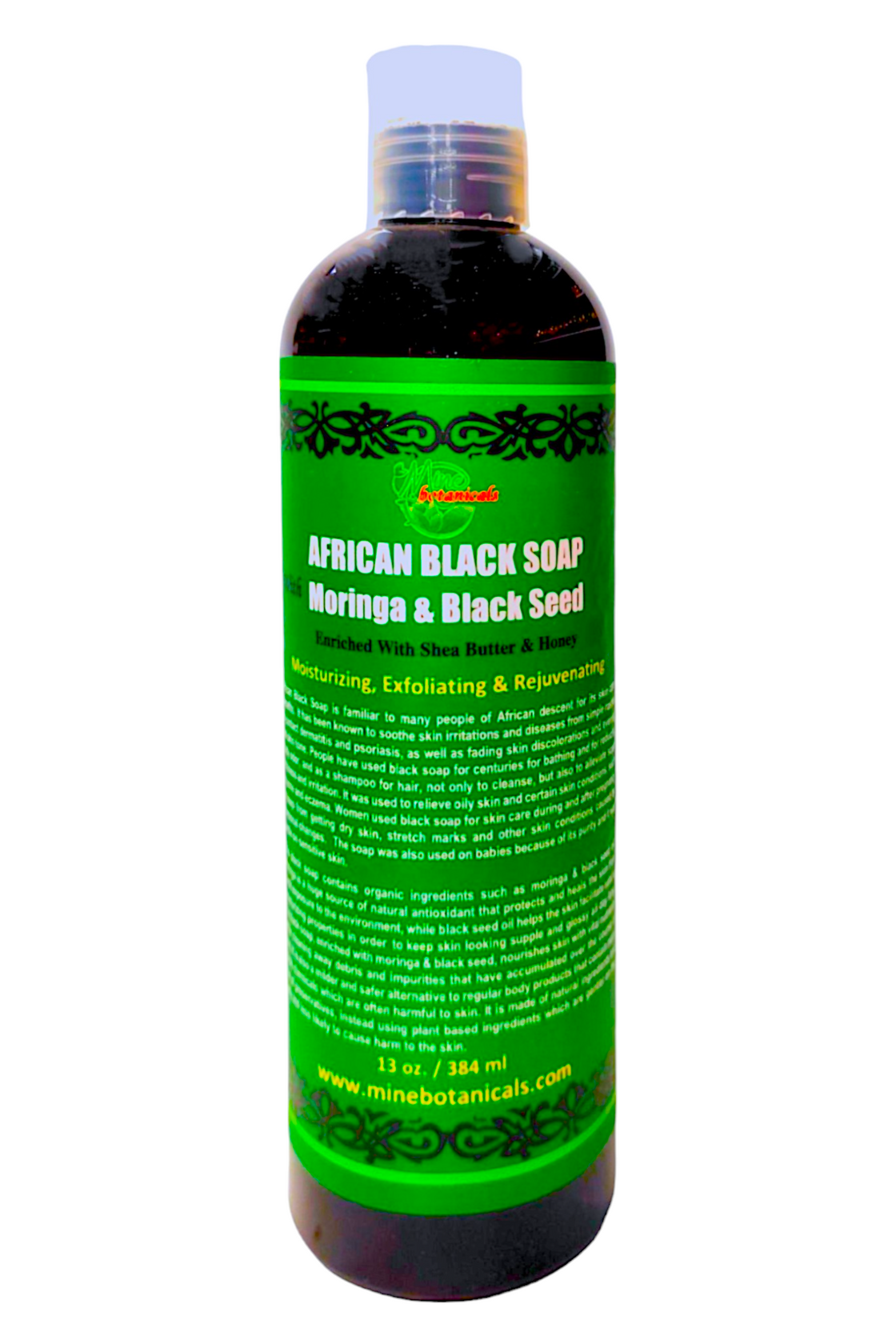 African Black Soap With Moringa & Black Seed