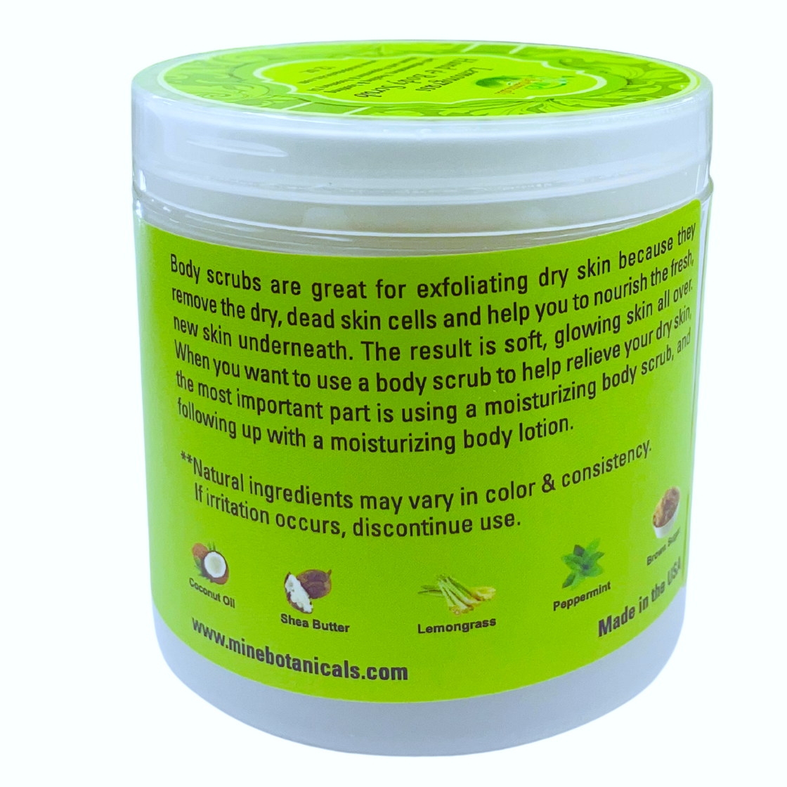 Body Scrub Infused with Lemongrass