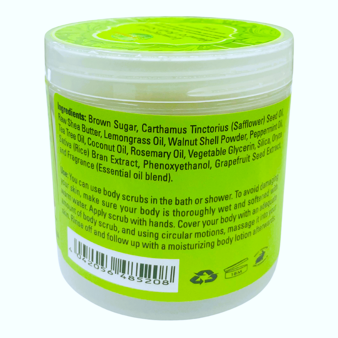 Body Scrub Infused with Lemongrass