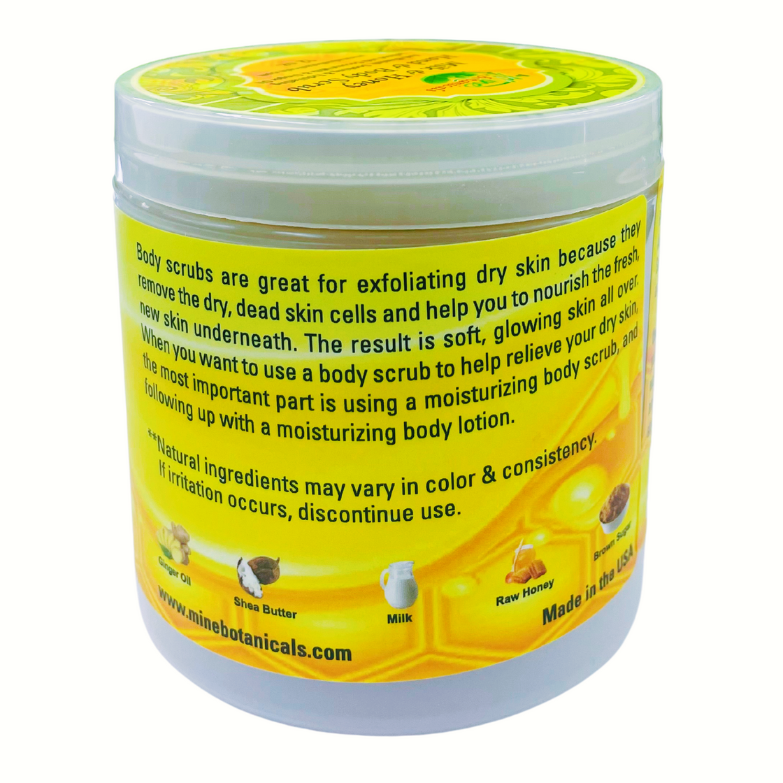 Body Scrub Infused with Milk & Honey
