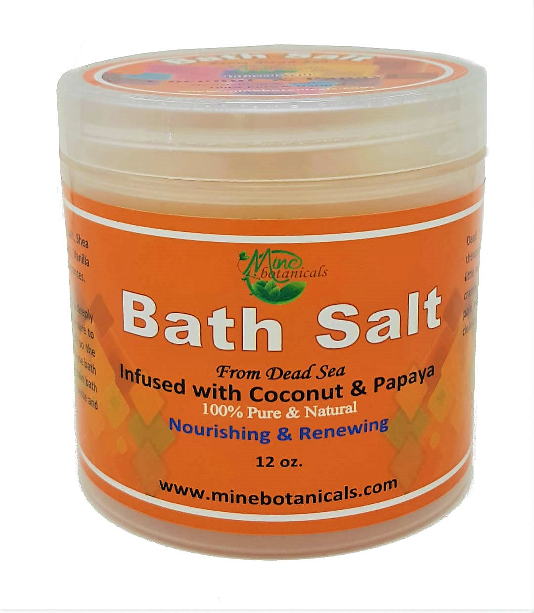 Bath Salt Infused with Coconut & Papaya