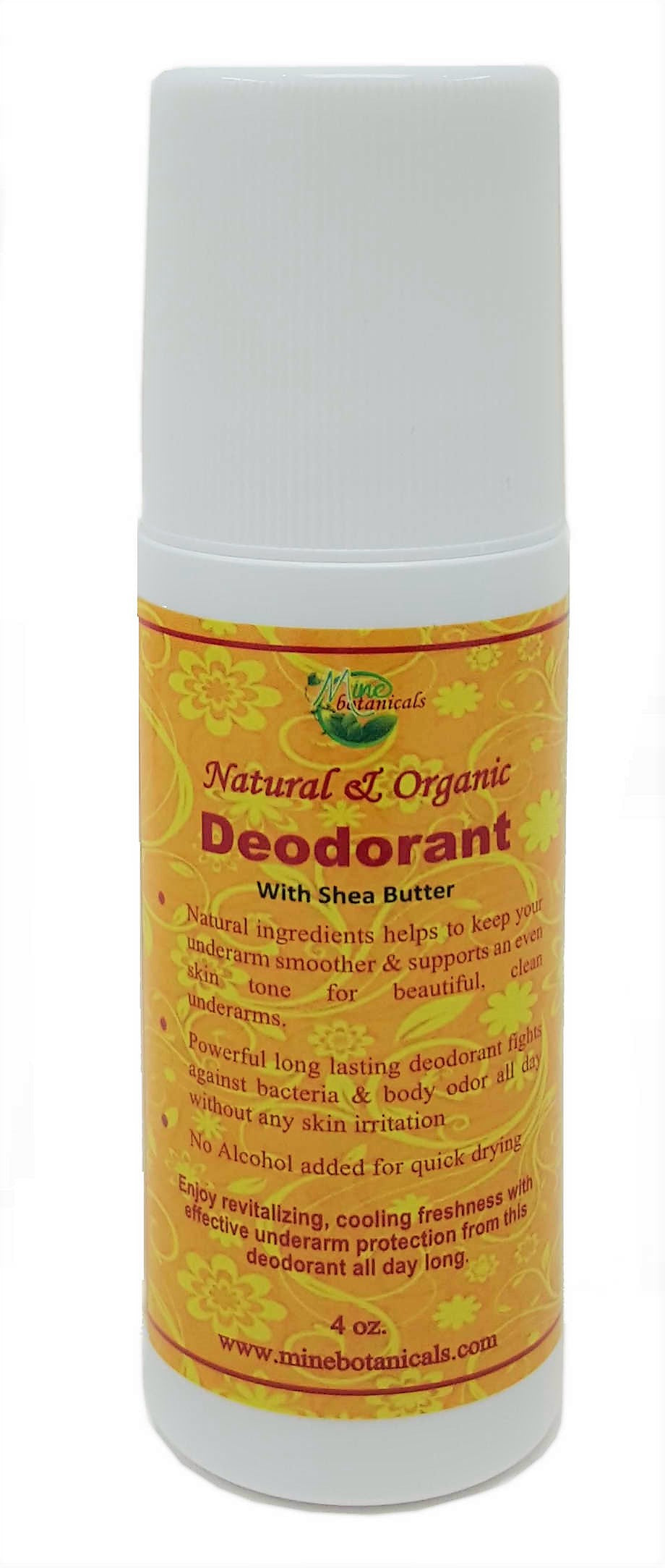Natural & Organic Deodorant With Shea Butter