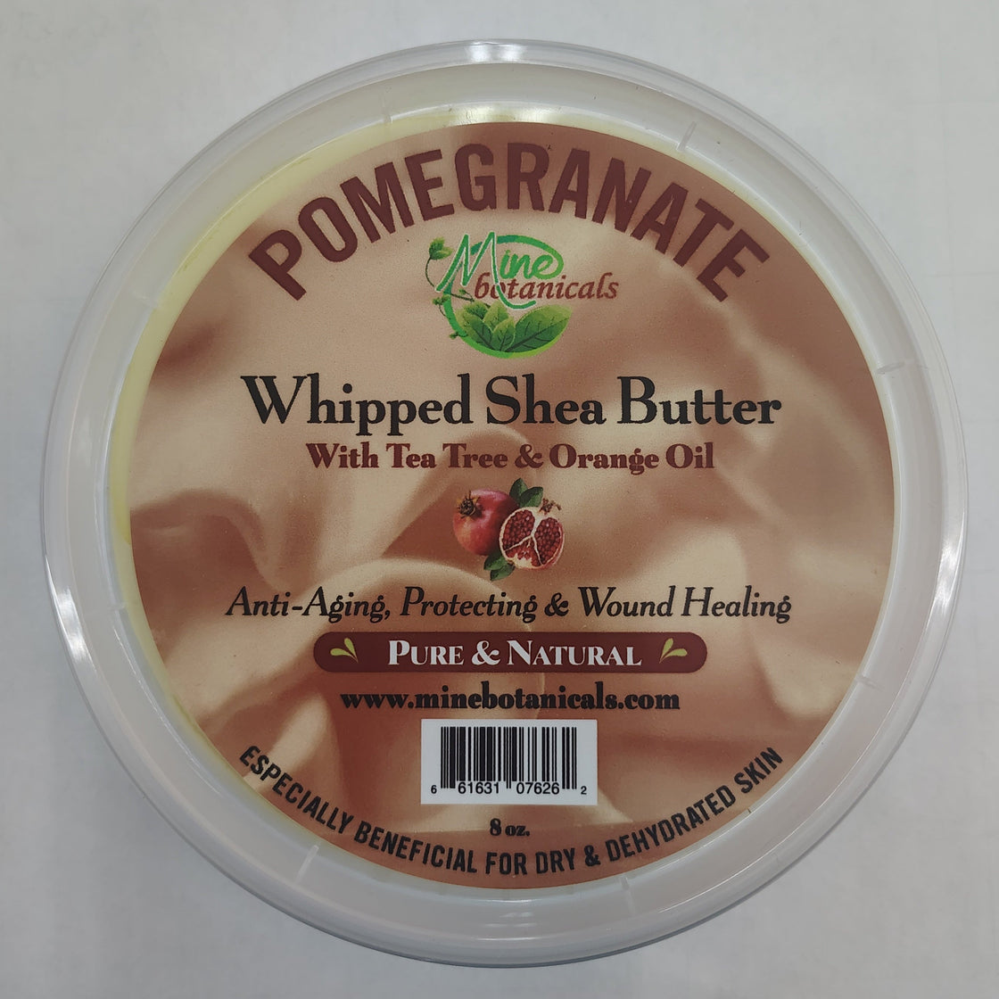Promotional Pomegranate Whipped Shea Butter with Tea Tree & Orange Oil