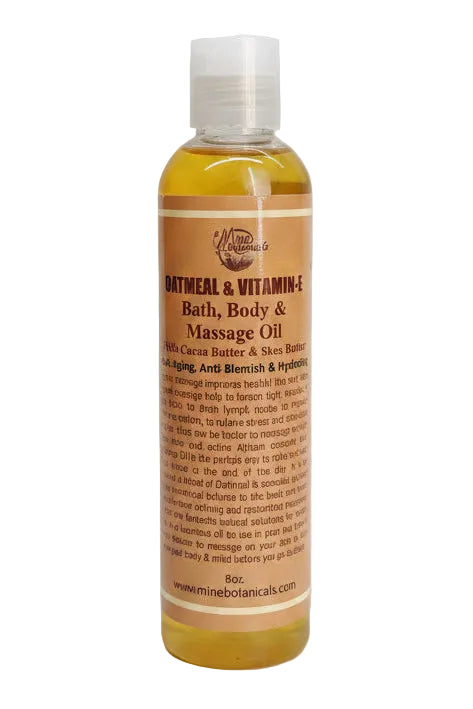 OATMEAL & VITAMIN-E Bath, Body & Massage Oil