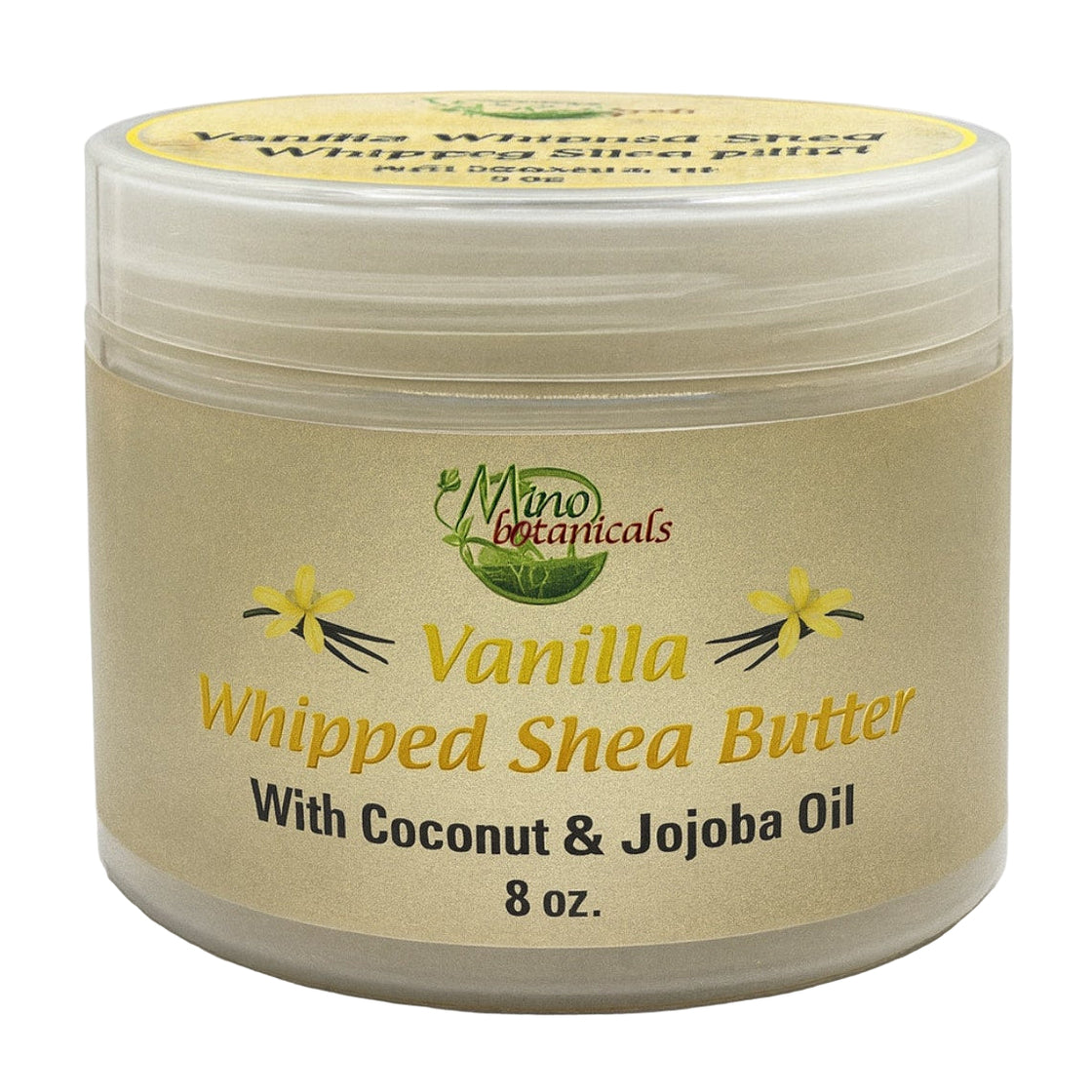 Vanilla Whipped Shea Butter with Coconut & Jojoba Oil 8oz