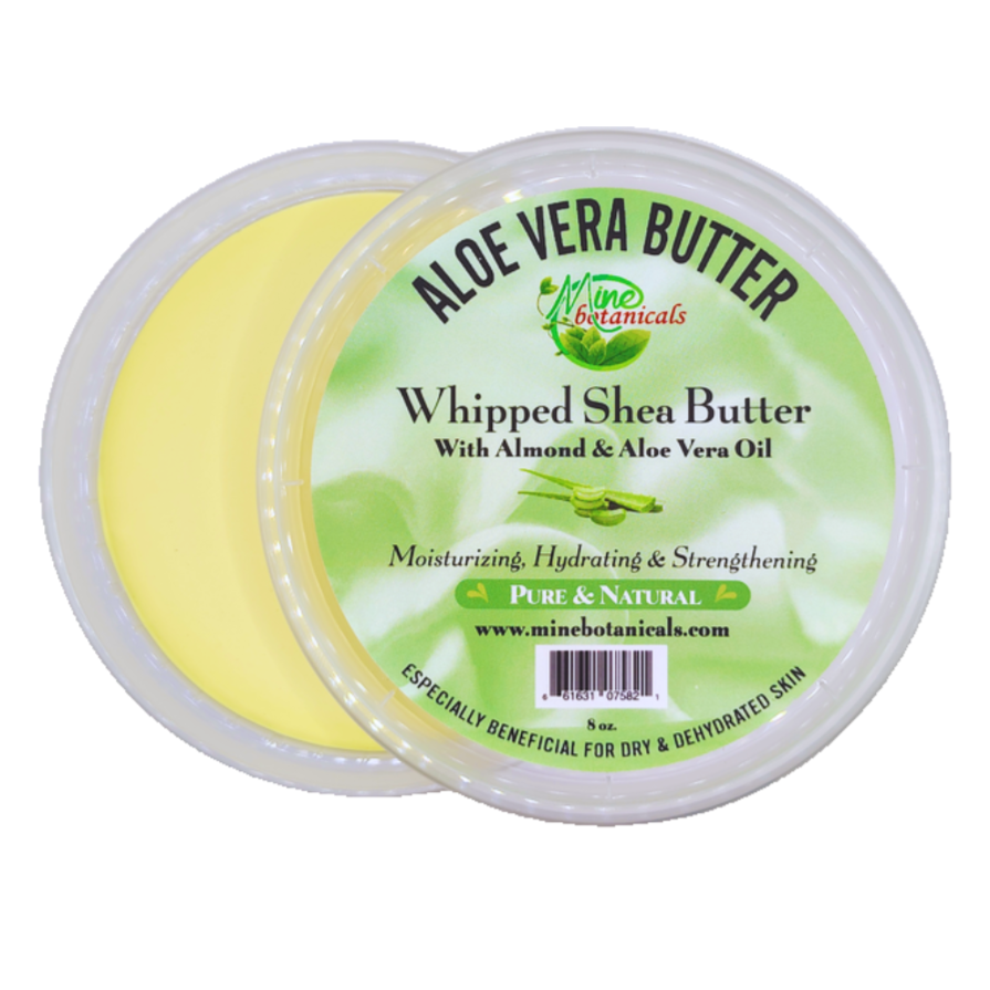 Promotional Aloe Vera Whipped Shea Butter with Almond & Aloe Vera Oil 8oz