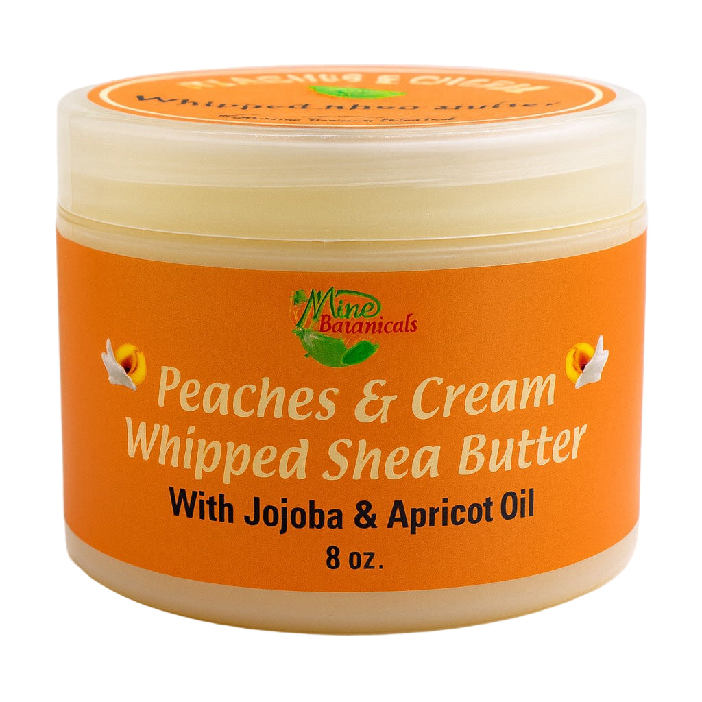 Peaches & Cream Whipped Shea Butter with Jojoba & Apricot Oil 8oz