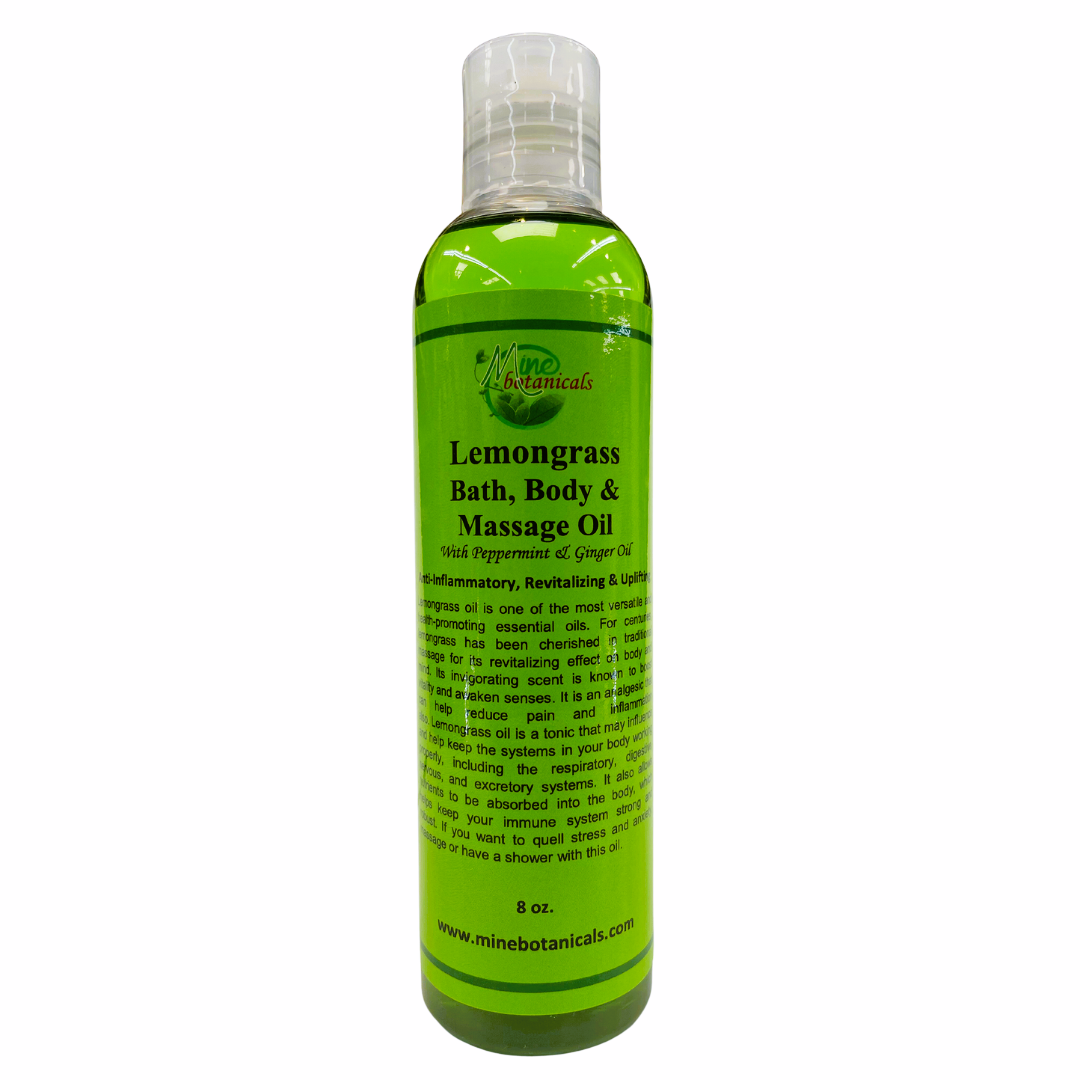 Lemongrass Bath, Body & Massage Body Oil