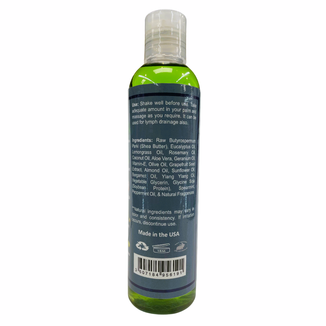 Mint & Eucalyptus Bath, Body & Massage Oil