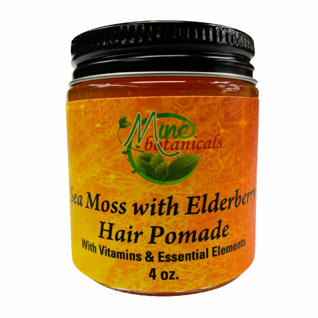 Sea Moss with Elderberry Hair Pomade Mine Botanicals