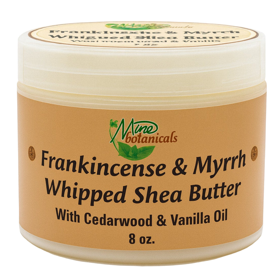 Frankincense & Myrrh Whipped Shea Butter 8oz