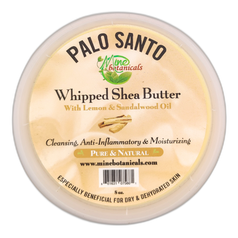 Promotional Palo Santo Whipped Shea Butter with Lemon & Sandalwood Oil 8oz