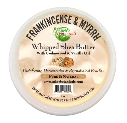 Promotional Frankincense & Myrrh Whipped Shea Butter with Cedarwood & Vanilla Oil 8oz