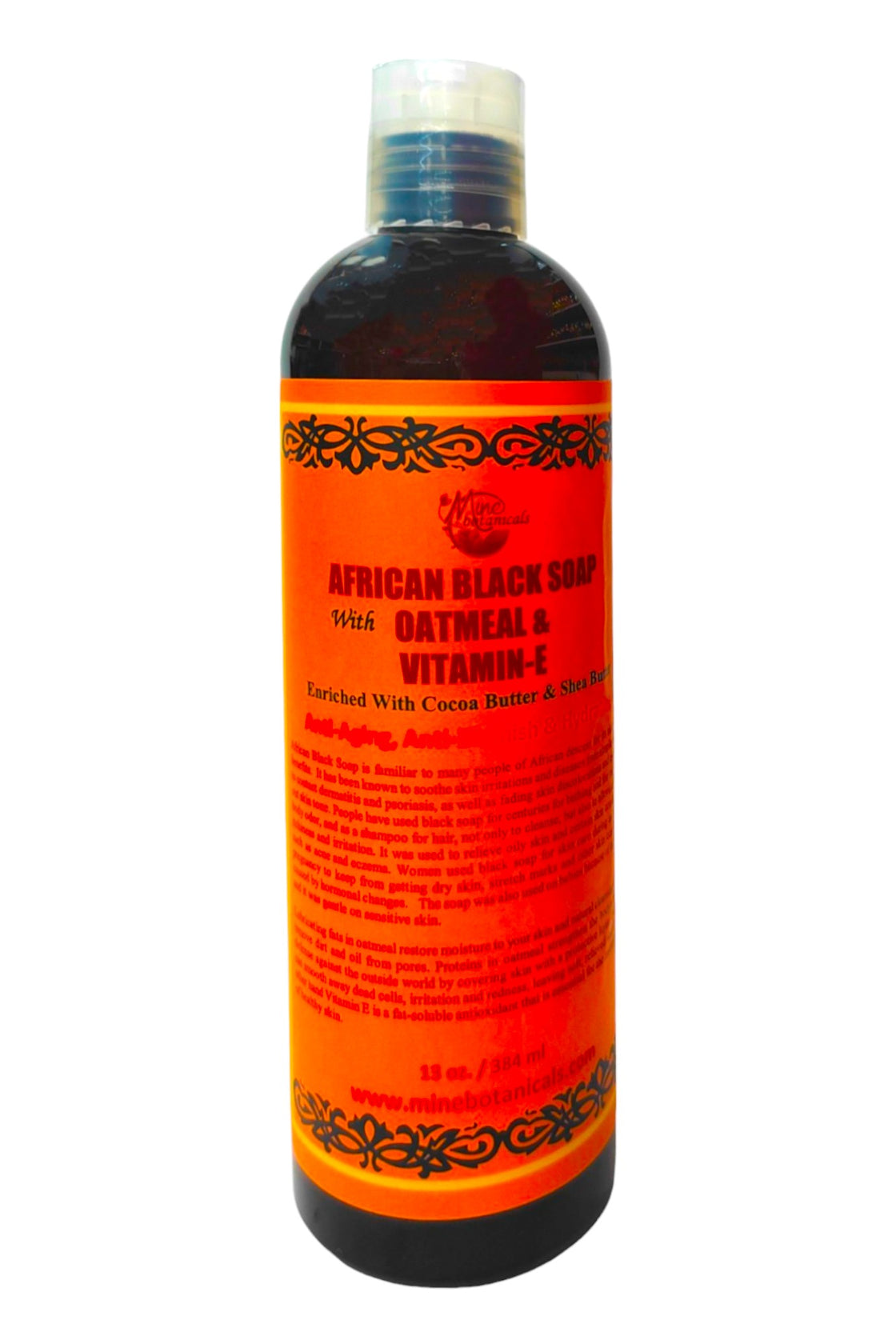 African Black Soap With Oatmeal & Vitamin -E