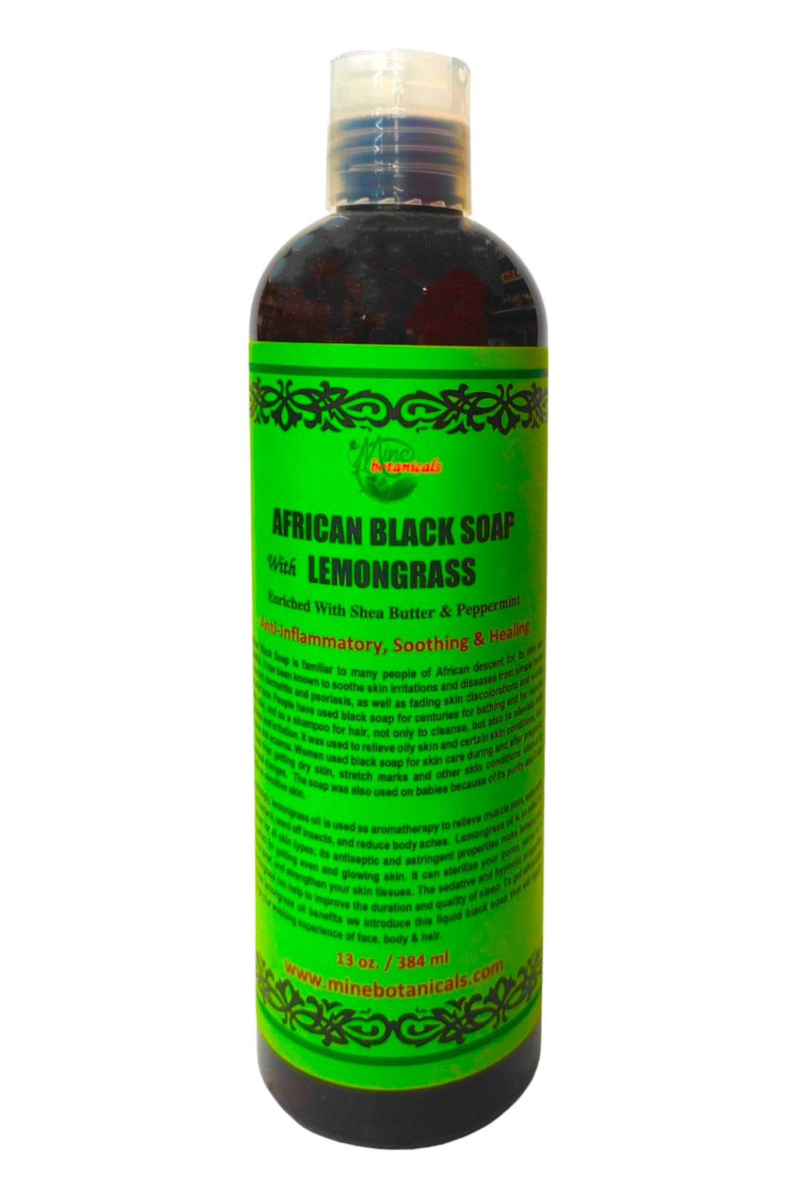African Black Soap With Lemongrass