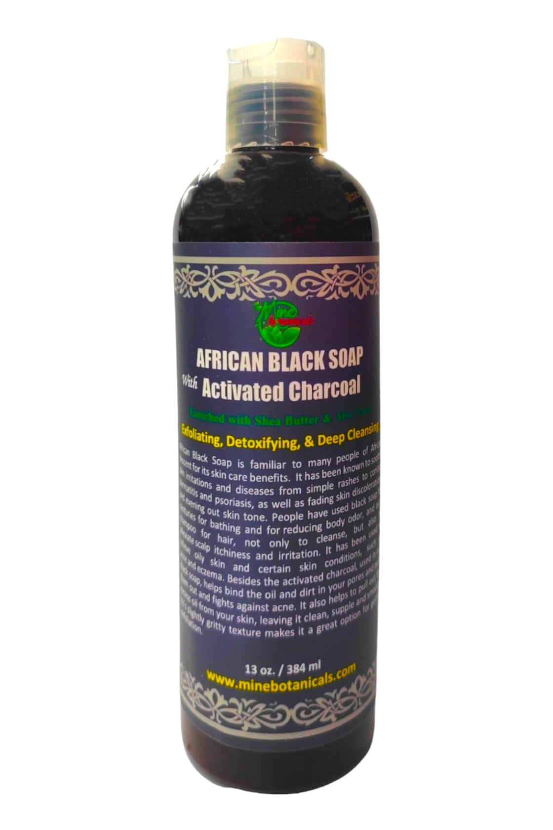 African Black Soap with Activated Charcoal