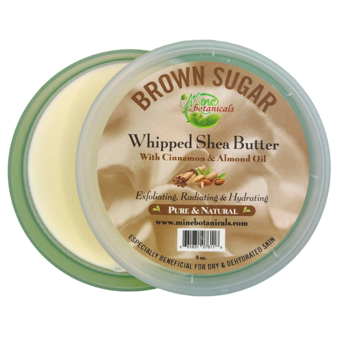 Promotional Brown Sugar Whipped Shea Butter with Cinnamon & Almond Oil 8oz