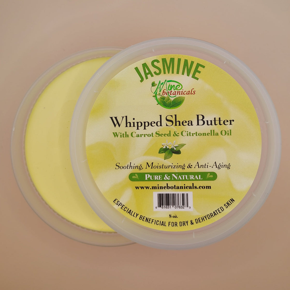 Promotional Jasmin Whipped Shea Butter with Carrot Seed & Citronella Oil 8oz