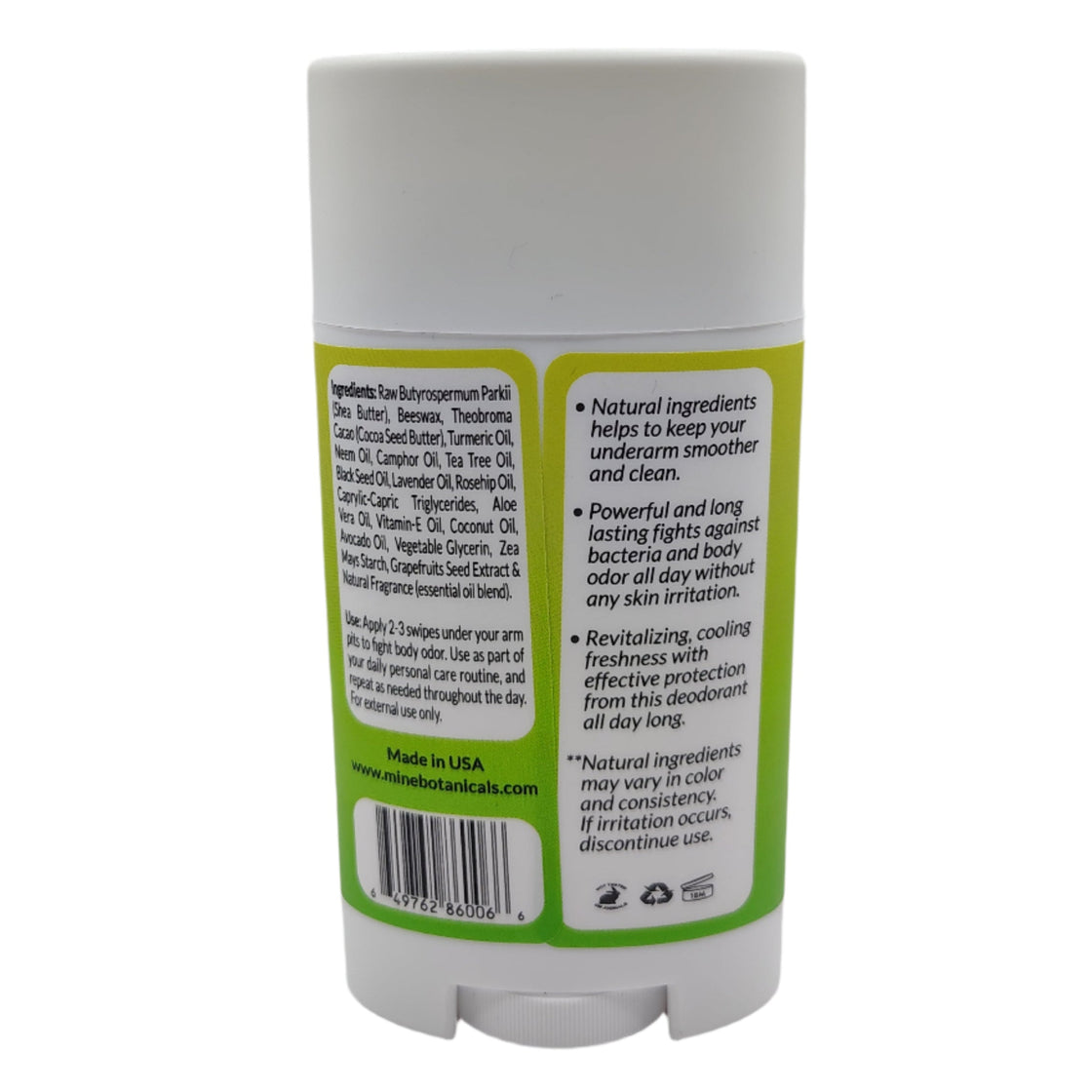 Pure & Natural Deodorant With Turmeric & Neem