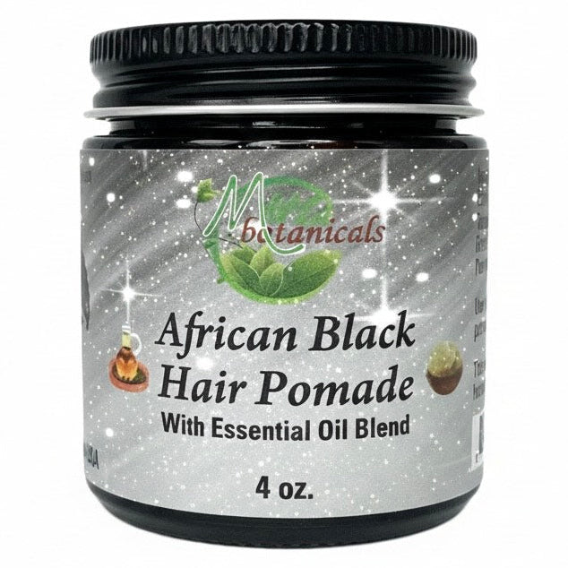 African Black Hair Pomade with Essential Oil Blend