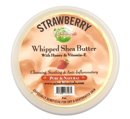 Promotional Strawberry Whipped Shea Butter with Honey & Vitamin-E 8oz