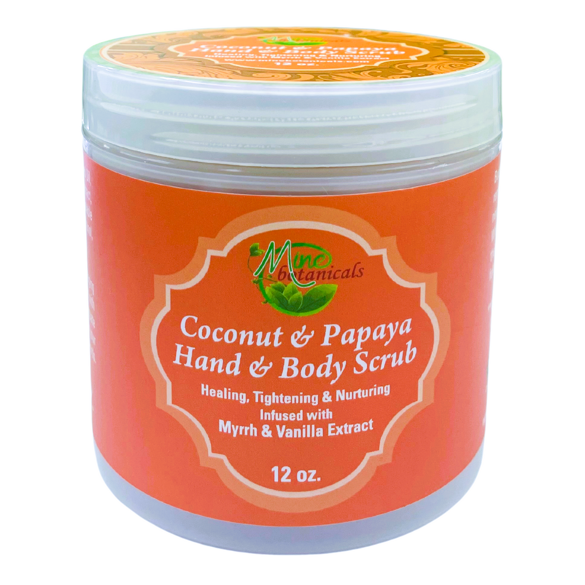 Body Scrub Infused with Coconut & Papaya – Mine Botanicals