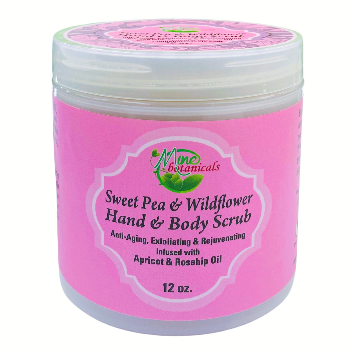 Body Scrub Infused with Sweet Pea & Wildflower