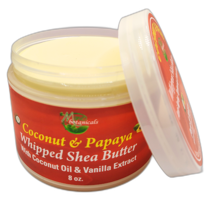 Coconut & Papaya Whipped Shea Butter – Mine Botanicals