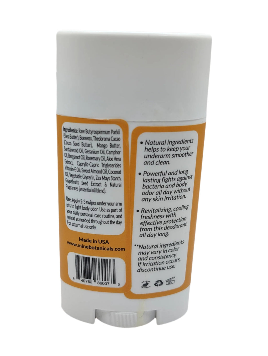 Pure & Natural Mango Butter Deodorant