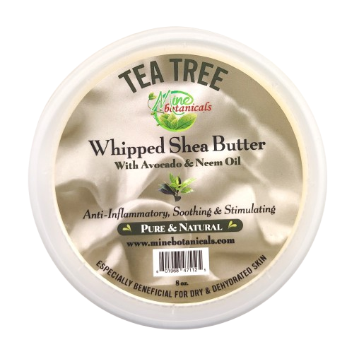 Promotional Tea Tree Whipped Shea Butter with Avocado & Neem Oil 8oz