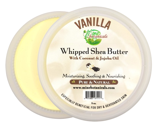 Promotional Vanilla Whipped Shea Butter with Coconut & Jojoba Oil 8oz