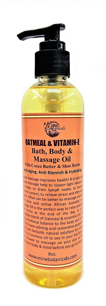 OATMEAL & VITAMIN-E Bath, Body & Massage Oil