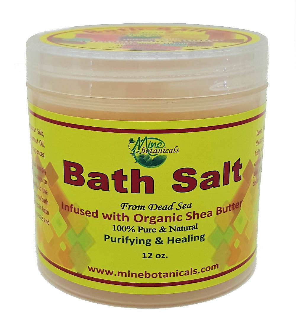 Bath Salt Infused with Organic Shea Butter