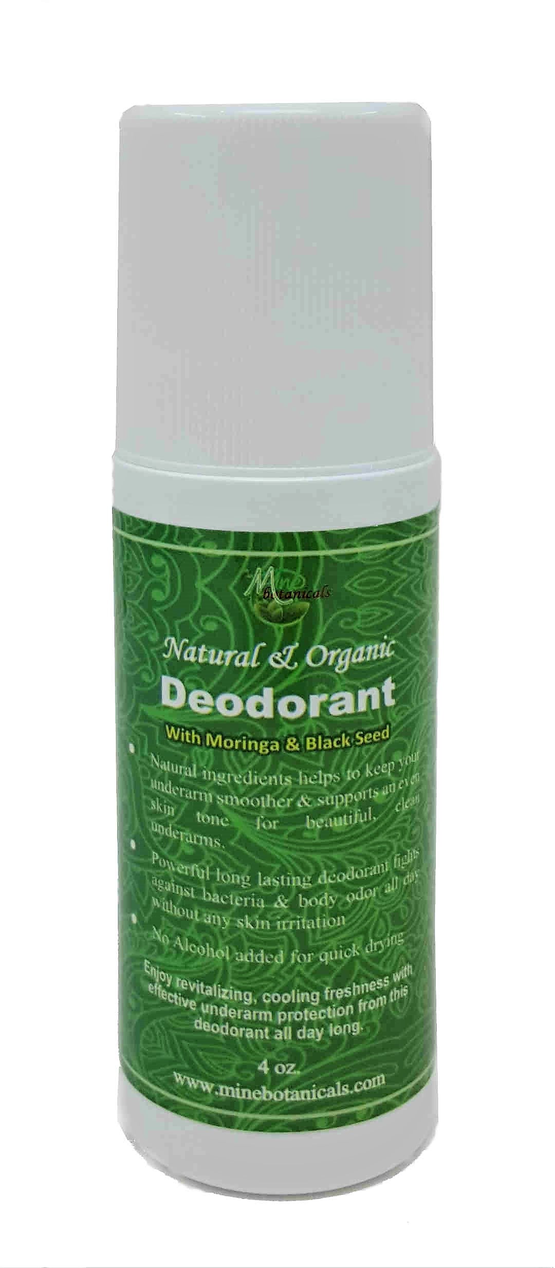 Natural & Organic Deodorant With Moringa & Black Seed
