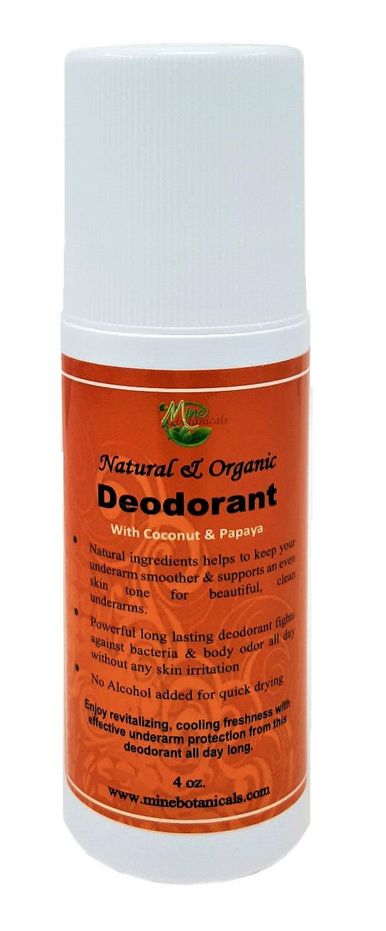 Natural & Organic Deodorant With Coconut & Papaya