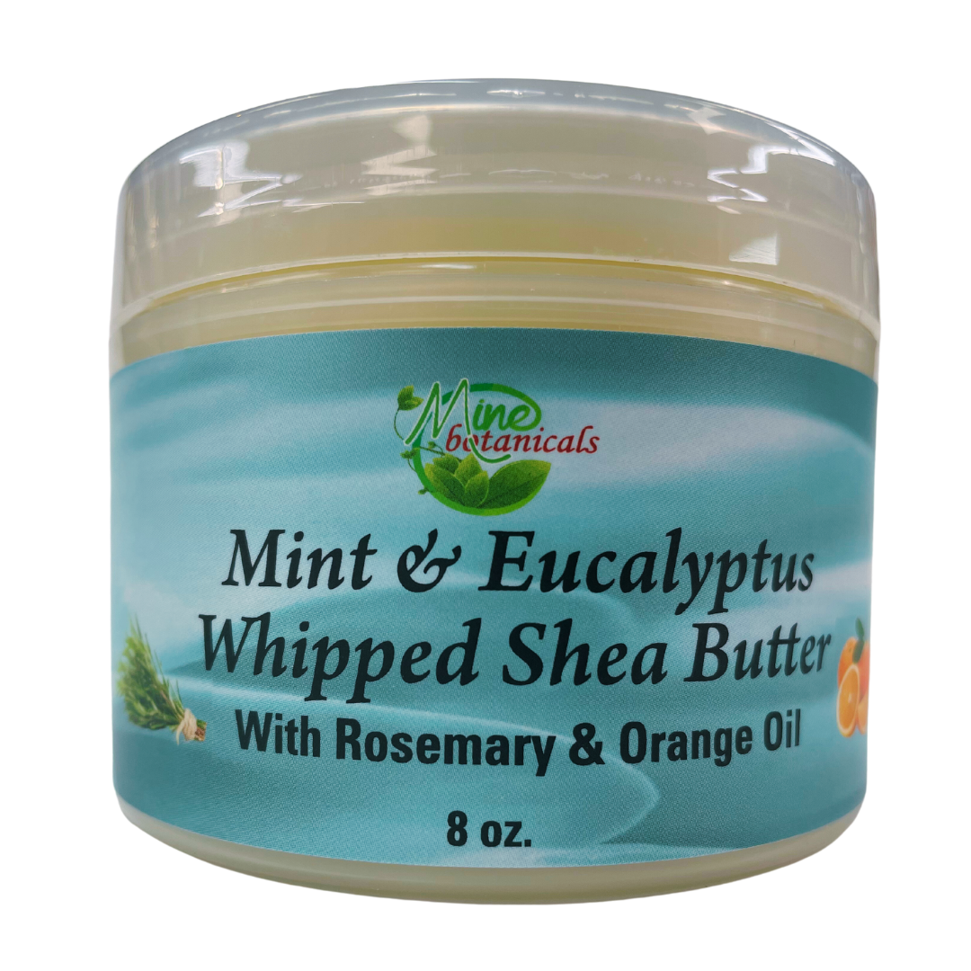 Mint & Eucalyptus Whipped Shea Butter – Mine Botanicals