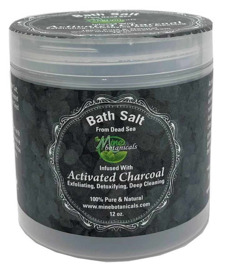 Bath salt Infused With Activated Charcoal